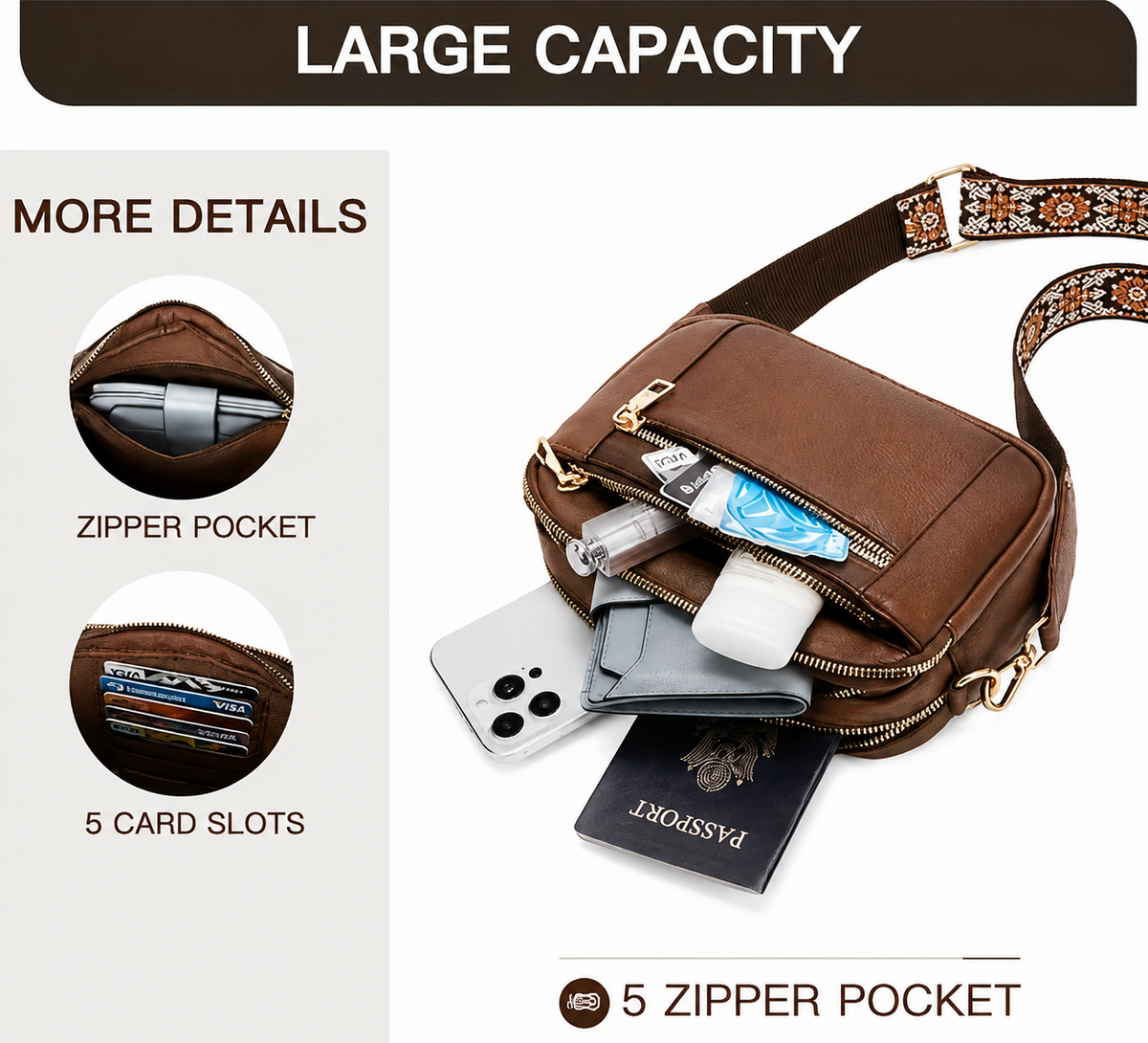 SMHR Shop™ Aura Crossbody Bag